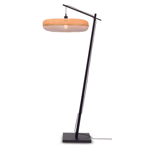 GOOD&MOJO vloerlamp Palawan - zwart - Ø60cm - vtwonen shop