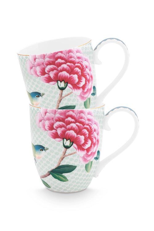 Pip Studio - Blushing Birds Mokken - Servies set van 2 - 450ml - vtwonen shop