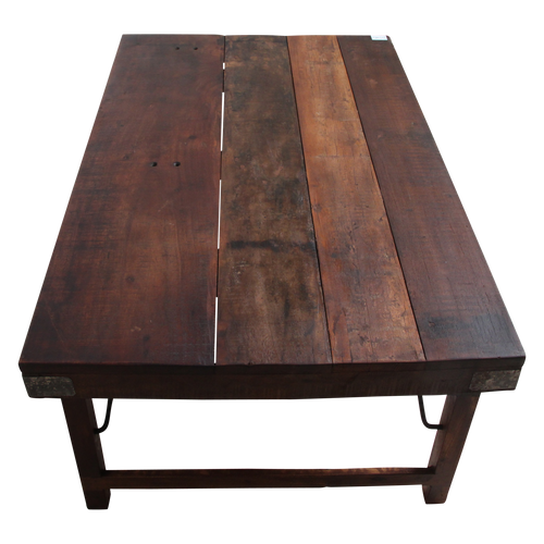 Raw Materials salontafel inklapbaar - FSC gerecycled hout - 120x75x45 cm