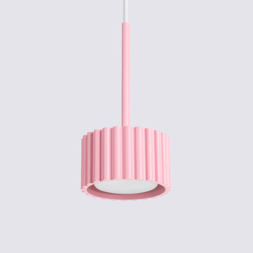 Sollux Lighting Hanglamp AURA 1 roze Gx53 - 10x10x125cm