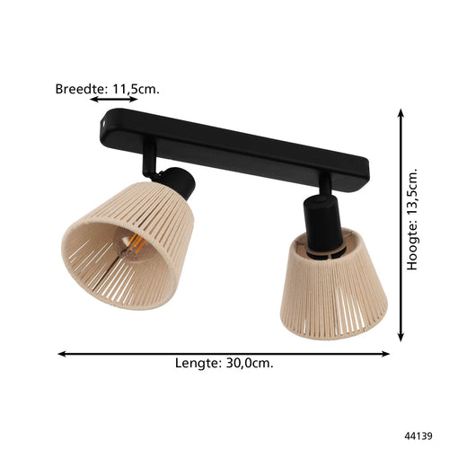EGLO spot Seagard - 30 cm - crème