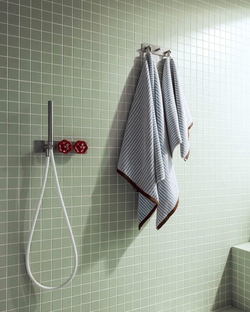 noo.ma Gobo badhanddoek babyblauw 140 x 70 cm