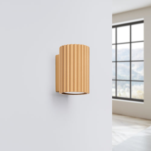 Sollux Lighting Wandlamp KARBON 10 goud - 6,5x8,5x10cm