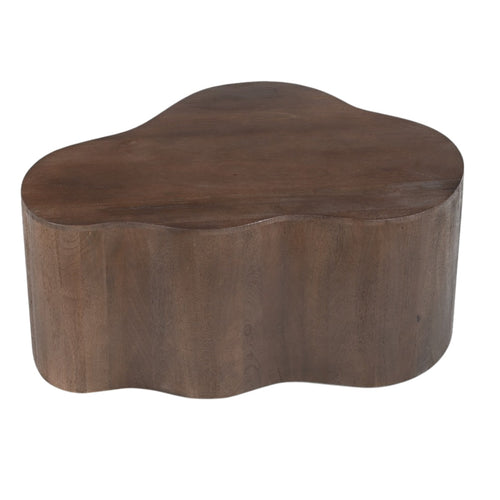 Giga Meubel Salontafel Moos - Organisch Donkerbruin Hout - 70x50x30cm