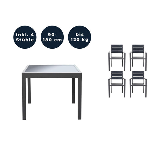 Home Deluxe Zitgroep VERANO MADERA Hoeveelheid: 5 stuks.