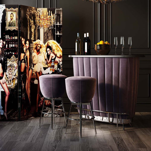 Kare Design Bar After Work grijs fluweel