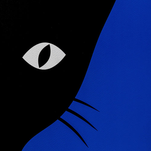 Kare Design Schilderij speelse katten zwart (2/Set)