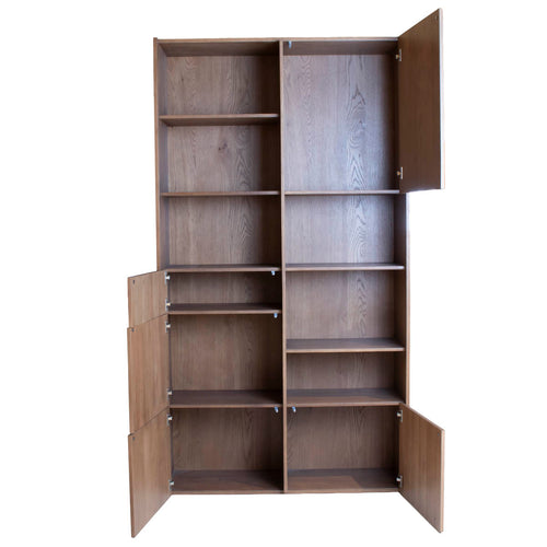 DÉJA Living Wandkast Ourense - Bruin Eiken - 120x40x200cm