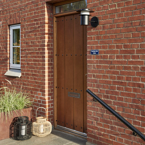 Hübsch lantaarns Reservoir - bamboe/glas - ø31xh36, ø38xh45cm - vtwonen shop