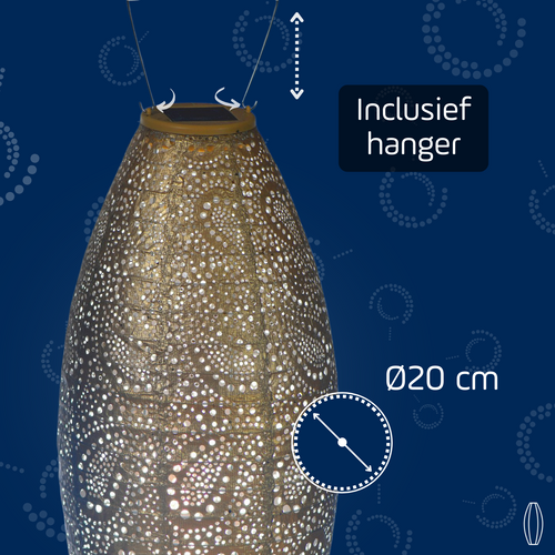 Lumiz solar lampion - vtwonen shop