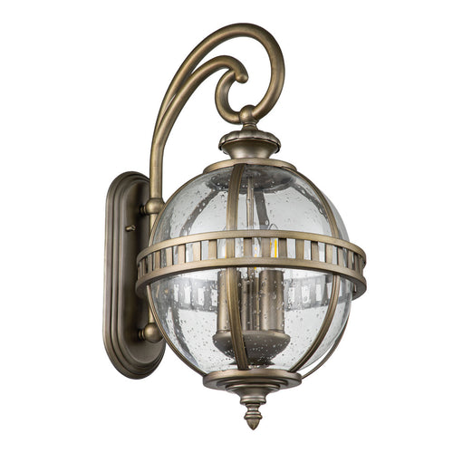 Elstead Kichler Halleron Outdoor Wandlantaarn Gebronsd Brons, IP44