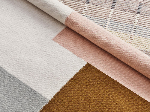 Vloerkleed Finarte Kortelli Wool Rug Grey-Pink 140x200 cm - vtwonen shop