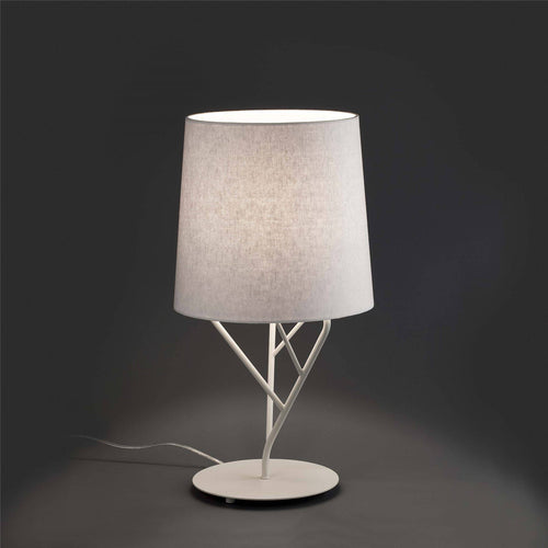 Faro Tree - 1 Light Tafellamp Wit, E27