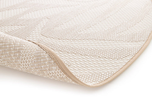 AFK Living vloerkleed Havana - voor binnen en buiten - beige - 120 x 120 cm