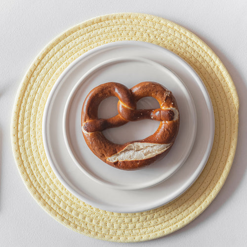 Ona - Plat bord 20,5cm beige Billie - Set van 4