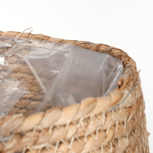 Mica Decorations Jorck Plantenmand - H19 x Ø22 cm - Zeegras - Lichtbruin - vtwonen shop