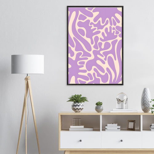 Artfulprints Poster Matisse – Purple flora   - 70x100 cm - Paars