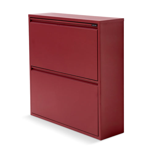 Spinder Design schoenenkast Billy 2 - Burgundy - 12 paar schoenen
