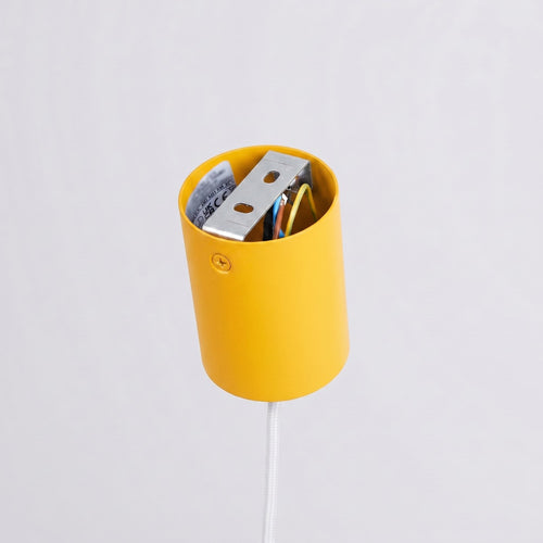Sollux Lighting Hanglamp NOX 40 geel - 40x40x135cm