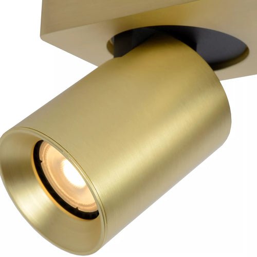 Artdelight spot Megano - 3 lichts - 30  x 11.5   cm - mat goud