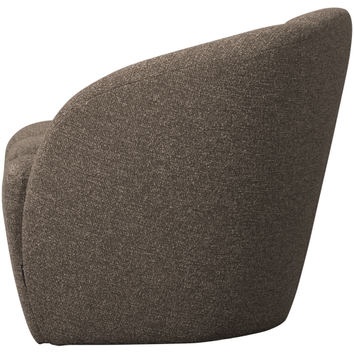 WOOOD 2-zits bankje rechts Mojo - Polyester - Bruin Melange - - vtwonen shop