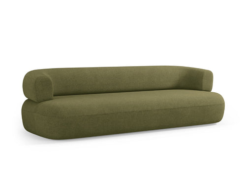 Micadoni Bank Jenny 4-zits, boucle, groente - 90x226x73cm