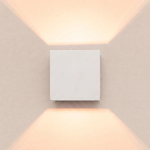 Sollux Lighting Wandlamp QUAD 1 beige - 10x12x10cm