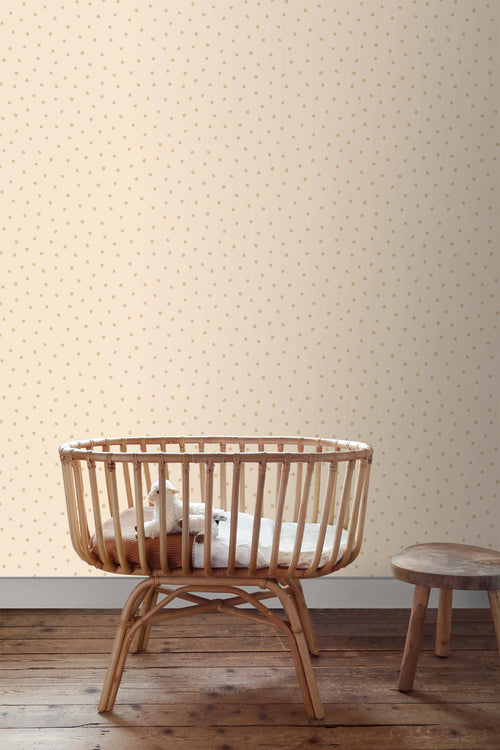 ESTAhome behang stippen beige - 53 cm x 10.05 m - 139722 - vtwonen shop