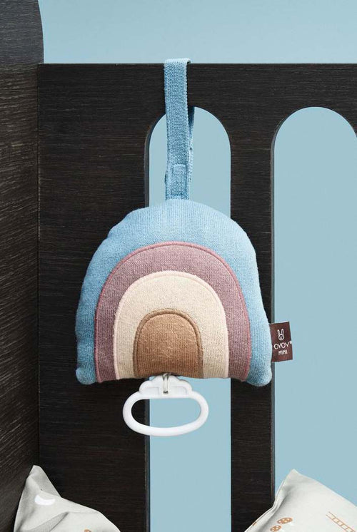 OYOY Muzikale mobiel Rainbow - katoen - vtwonen shop