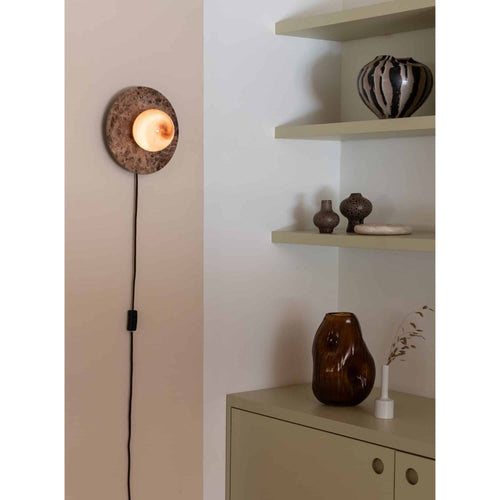 it's about RoMi wandlamp Tivoli - bruin - Ø25cm