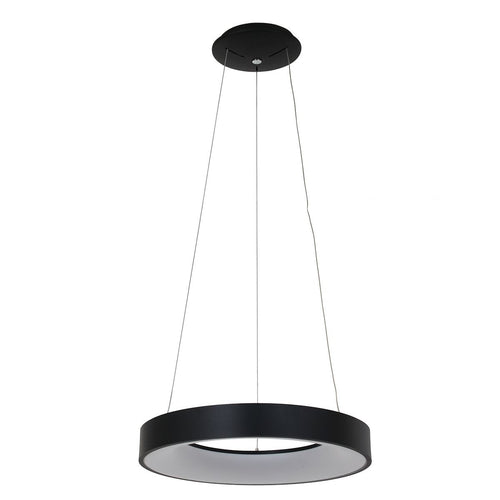 Steinhauer hanglamp Ringlede - 1 lichts - 48x 160 cm - zwart - vtwonen shop