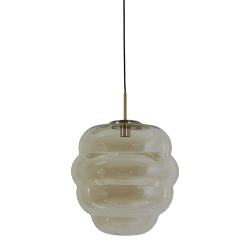 Light & Living hanglamp Misty - oranje - Ø45cm - vtwonen shop