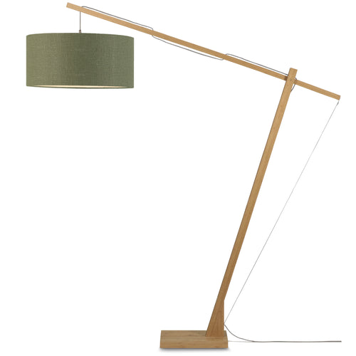 GOOD&MOJO vloerlamp Montblanc - bruin - 175x60x207cm - vtwonen shop