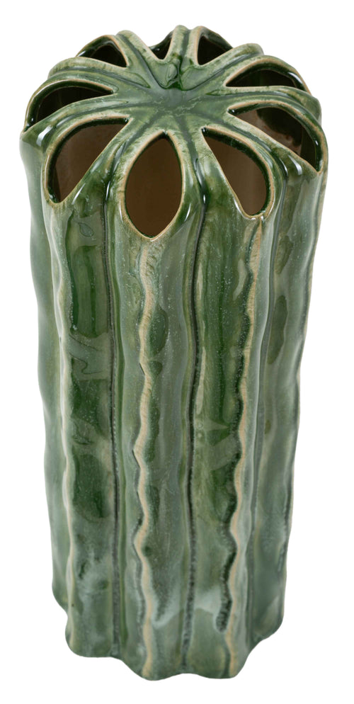 Mauro Ferretti vaas - Ø 12x31,5 cm - groen