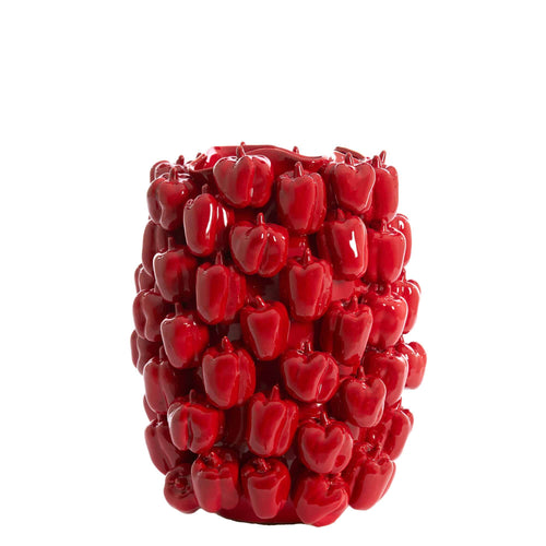 Light & Living vaas Bellpepper - rood - 35x33x47cm