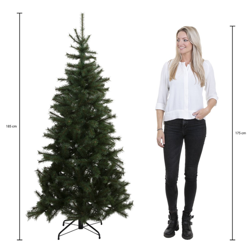 Triumph Tree Forest Frosted Kunstkerstboom - Kerstboom H185 x Ø130 cm - Groen