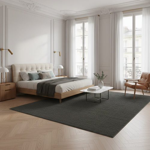 AFK Living vloerkleed Mono - Vloerkleed met getextureerd schapenvacht-effect - groen - 160x230 cm
