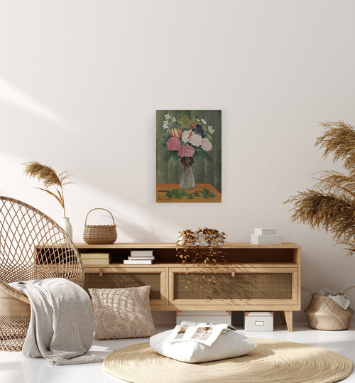 Canvas 60x40 Bloemen Rousseau afdruk - vtwonen shop