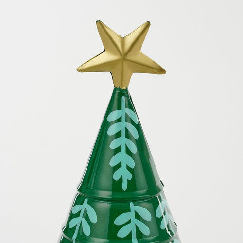 Mica Decorations Decoratie Kerstboom - H46 x Ø13 cm - IJzer - Groen