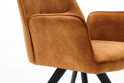 Starfurn  eetkamerstoel Nova - goud - 58x65x64cm - vtwonen shop