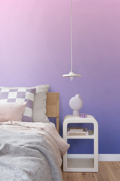 ESTAhome fotobehang dip dye motief blauw en roze - 2 x 2.79 m - 159545