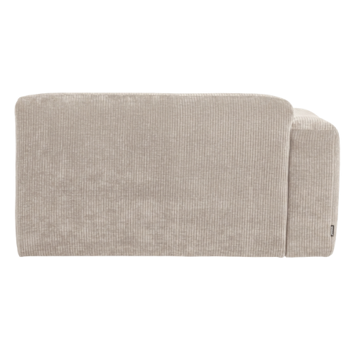 WOOOD 1,5-zits bank arm links Mojo Base - Rib - Ecru - 74x145x97