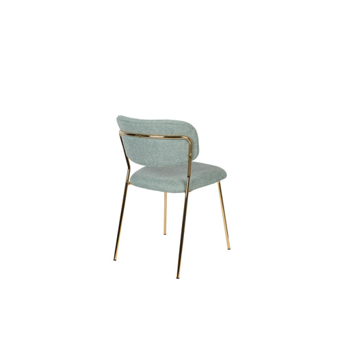 Housecraft Living Jolien Eetkamerstoelen Goud/ Lichtgroen - Set van 2 - vtwonen shop