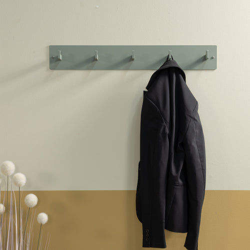 Spinder Design kapstok Leatherman 5 - Dusty Green - 5 haken - vtwonen shop