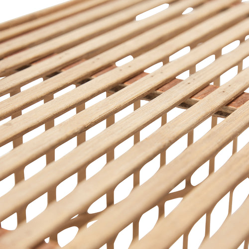 Hübsch manden Cheery - bamboe - 46x35xh27, 52x40xh32cm - vtwonen shop