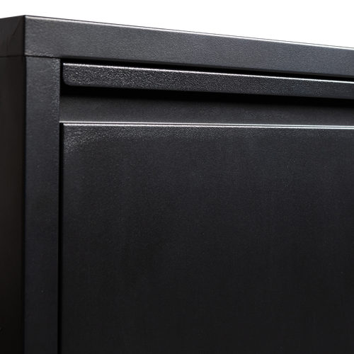 WOOOD 3-vaks schoenenkast Sabine - Metaal - Zwart - 103x66x16 - vtwonen shop