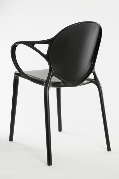 Mica Decorations Nebraska Tuinstoel - L56 x B57 x H80 cm - Polypropyleen - Zwart - vtwonen shop