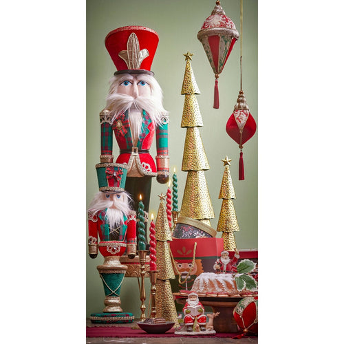 House of Seasons Kerstboom - L19 x B10 x H90 cm - Metaal - Goud