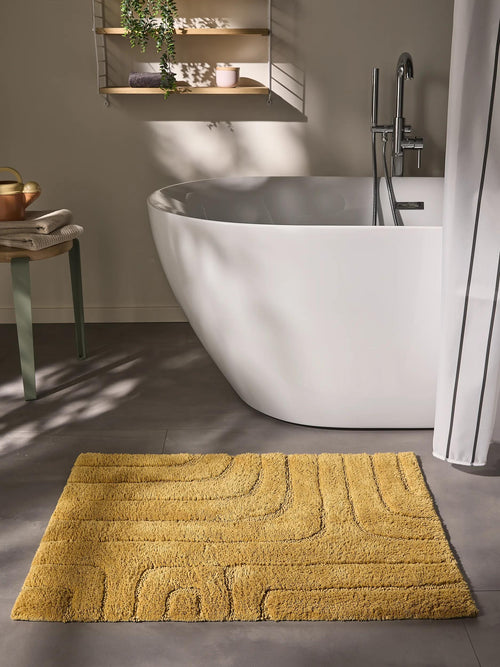 benuta badmat Dan - geel - 70x120 cm