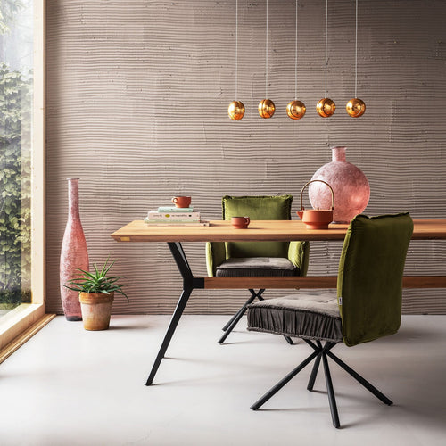 Kare Design Stoel met armleuningen Chelsea groen en grijs - vtwonen shop